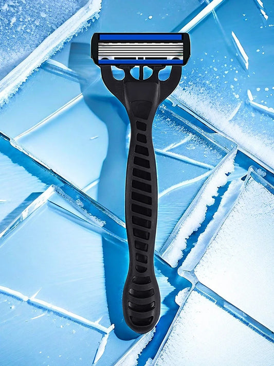 TheEverydayMan 6‑Blade Shaving Razor Set with 12 Refills